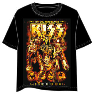 Camiseta 40 Anniversary Kiss Adulto-