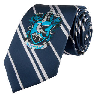 Corbata Ravenclaw Harry Potter Logo Tejido-