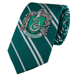 Corbata Slytherin Harry Potter Logo Tejido-