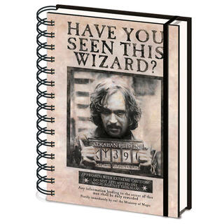Cuaderno A5 Sirius Black Harry Potter-