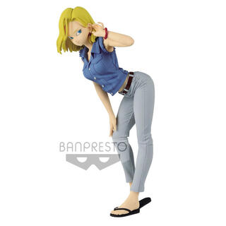 Figura Android 18 Glitter & Glamours Dragon Ball Z a-