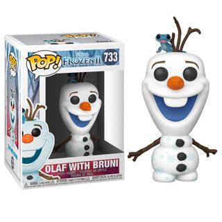 Figura Pop Disney Frozen 2 Olaf With Bruni-
