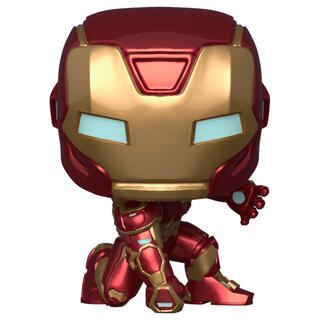 Figura Pop Marvel Avengers Game Iron Man Stark Tech Suit-