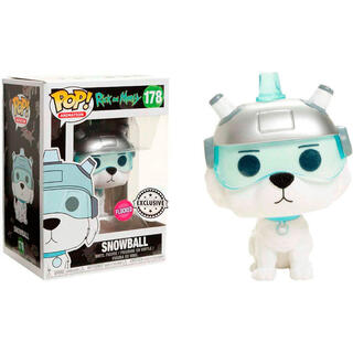 Figura Pop Rick & Morty Snowball Flocked Exclusive-