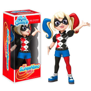 Figura Rock Candy Dc Super Hero Girls Harley Quinn-