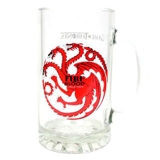 Jarra Cristal Fire and Blood Targaryen Juego de Tronos-