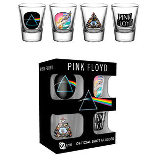 Set 4 Vasos Chupito Pink Floyd-