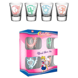 Set 4 Vasos Chupito Sailor Moon-