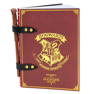 Set Cuaderno + Boligrafo Varita Harry Potter-