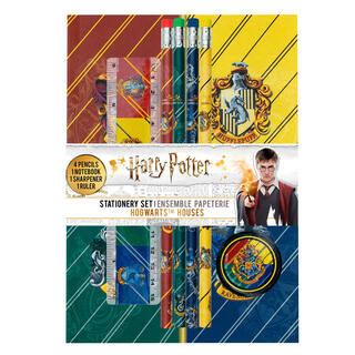 Set Papeleria Hogwarts Houses Harry Potter-