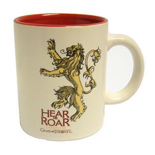 Taza Ceramica Lannister Juego de Tronos Roja-