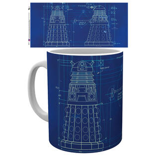 Taza Doctor Who Dalek Blueprint-