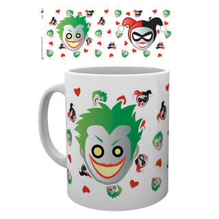 Taza Emoji Harley and Joker Dc-