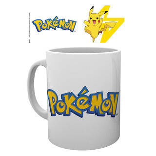 Taza Logo Pokemon and Pikachu-