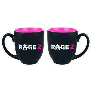 Taza Logo Rage 2 Negra-