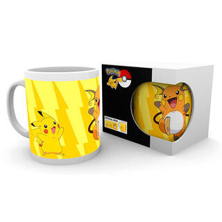 Taza Pikachu Evolve Pokemon-